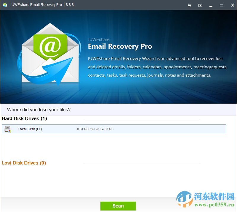 Email Recovery Pro(電子郵件<a href=http://m.stslhw.cn/s/fanshanchu/ target=_blank class=infotextkey>文件恢復(fù)</a>) 1.8 破解版