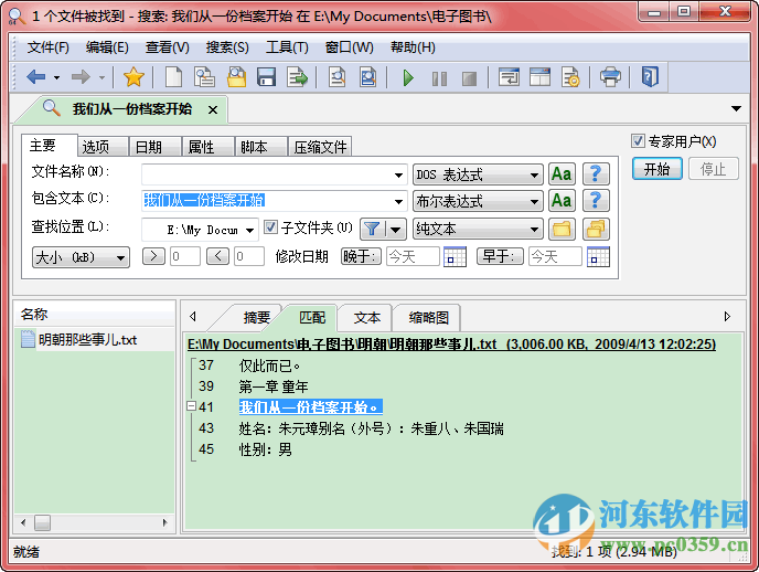 文件搜索軟件(Mythicsoft FileLocator Pro) 8.5.2868 綠色中文版