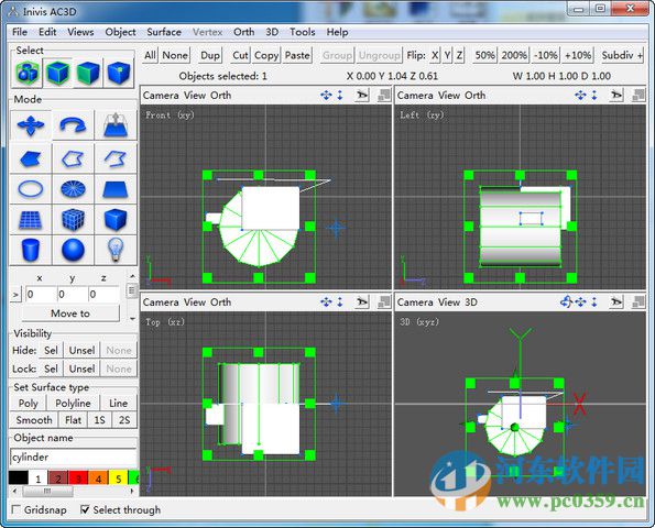 inivis ac3d下載(3D模型軟件) 7.2.17 特別版