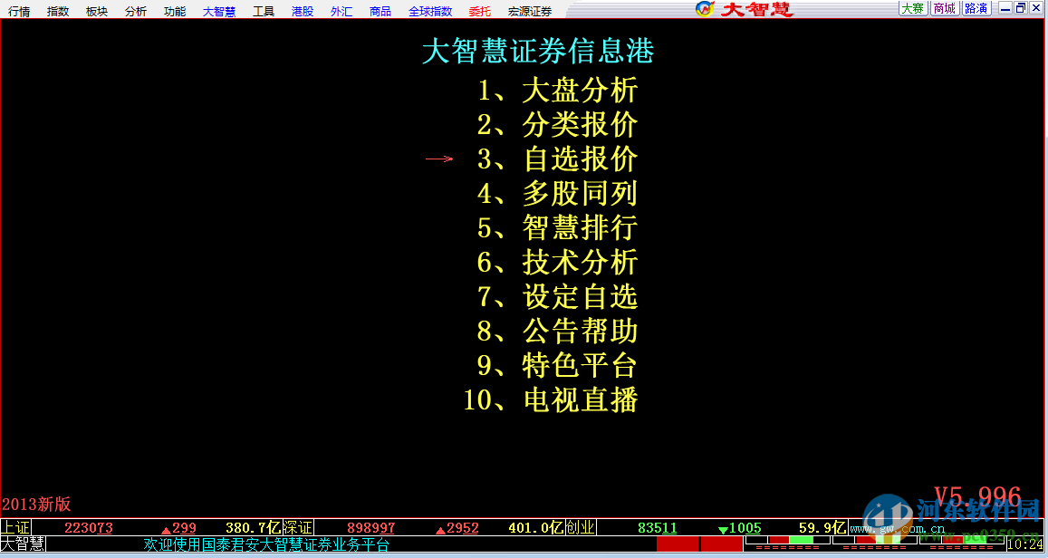 大智慧加交易2013最新版 5.996 官方版