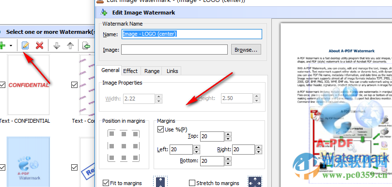 A-PDF Watermark(水印軟件)下載 4.7.6 綠色便攜版