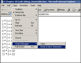 Microsoft Script Debugger下載 1.0 中英雙版