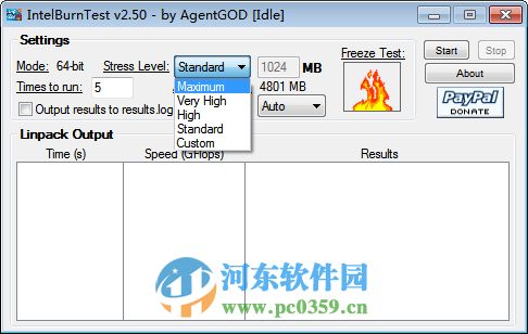 cpu拷機(jī)軟件(intelburntest)下載 2.5.4 免費(fèi)版