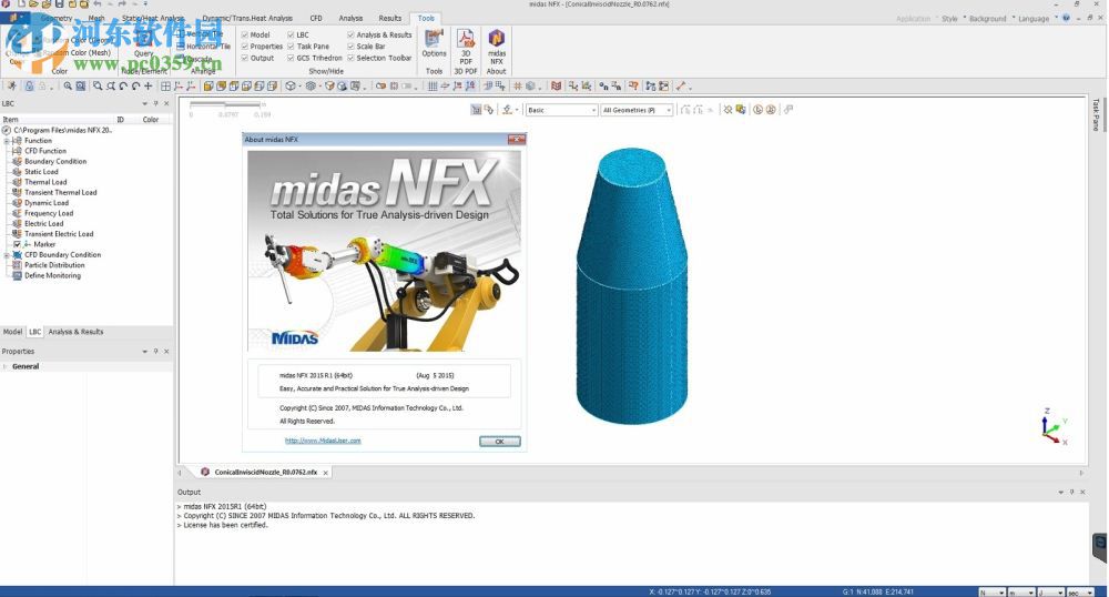 midas nfx (CAE分析軟件) 2015 R1免費(fèi)版