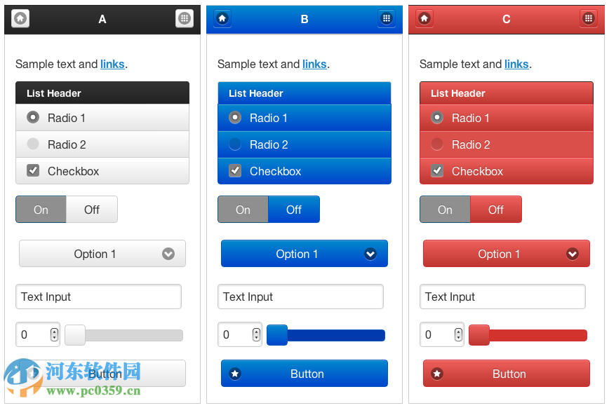 jquery mobile demo 1.4.5 最新中文版