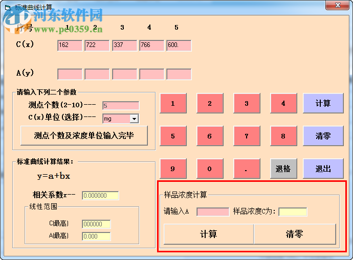 標(biāo)準(zhǔn)曲線計算器下載 1.50.21 綠色免費(fèi)版