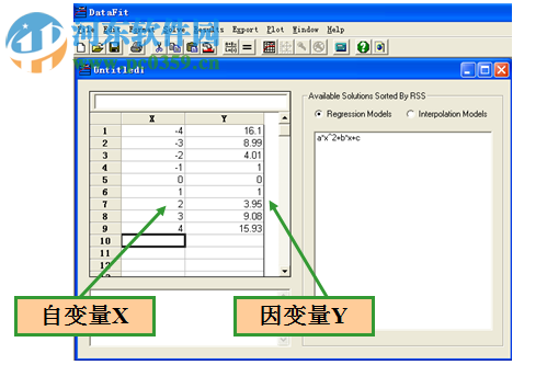 數(shù)據(jù)擬合軟件datafit下載 9.0 最新免費版