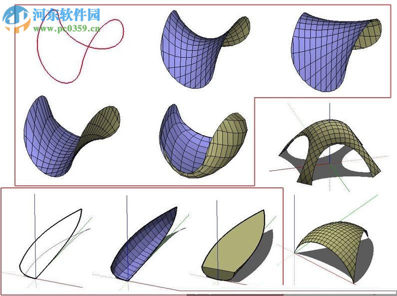 sketchup曲面繪圖插件(tools on surface) 2.2a 官方最新版