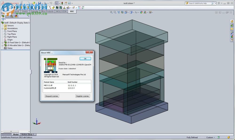 IMOLD V12(SolidWorks模具設計插件)下載 附安裝教程 SP1 Premium 免費版