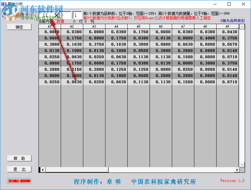 聚類分析下載 1.2 官方版