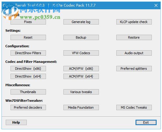 K-Lite Codec Pack Full(影音解碼器)