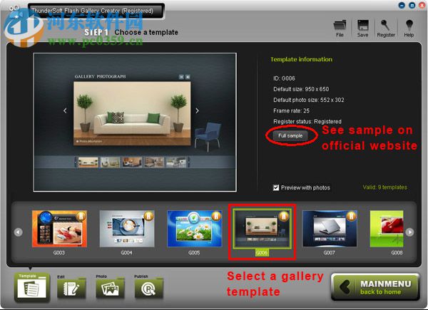 ThunderSoft Flash Gallery Creator