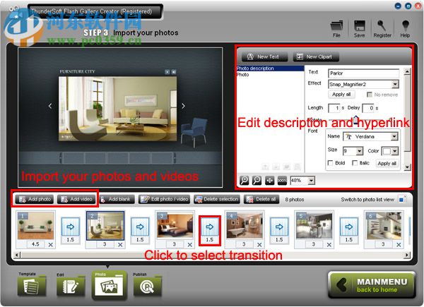 ThunderSoft Flash Gallery Creator