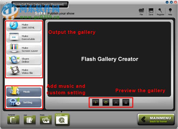 ThunderSoft Flash Gallery Creator