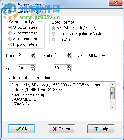 SPview 3(s2p文件查看分析工具) 3.5.3 官方版