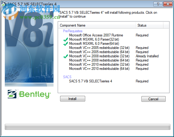 Bentley SACS V8i下載(SELECTSeries 4) 05.06.02.03 免費(fèi)版