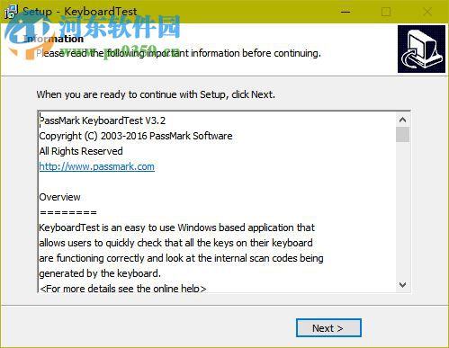 PassMark KeyboardTest下載(鍵盤測試) 3.2.0 綠色漢化版