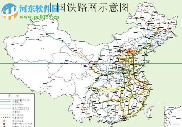 中國(guó)鐵路地圖下載 1.0 高清電子版