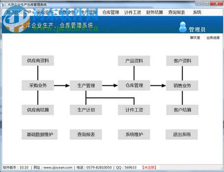 大洋企業(yè)生產(chǎn)倉庫管理系統(tǒng)