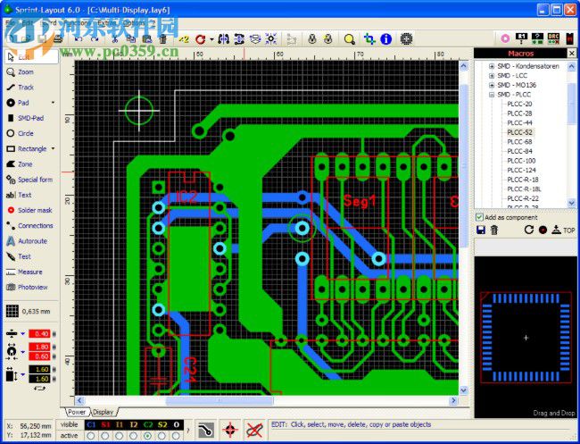 Sprint Layout(pcb線(xiàn)路板設(shè)計(jì)) 6.0 綠色漢化版