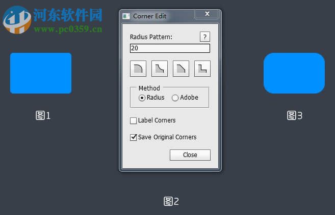 Corner Editor2015漢化版下載(ps圓角插件) 免費(fèi)版