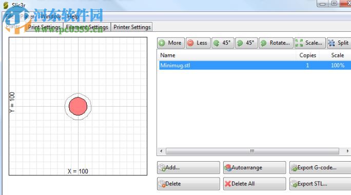 Slic3r(3D打印切片軟件) 1.2.9 中文版