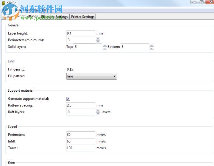 Slic3r(3D打印切片軟件) 1.2.9 中文版