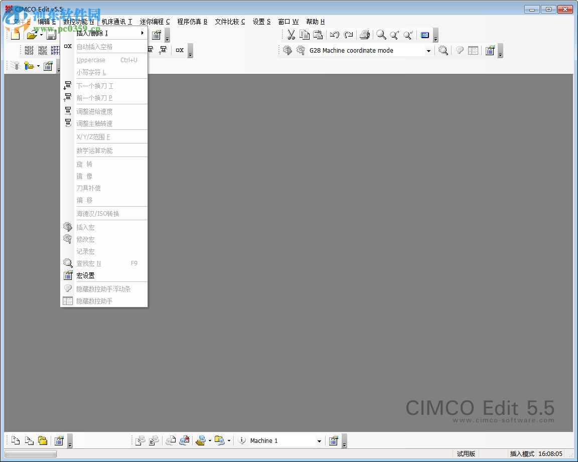 數(shù)控編程軟件(CIMCO Edit5) 5.50.8 綠色中文版