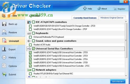 驅(qū)動程序管理工具(Driver Checker) 2.8 綠色注冊版