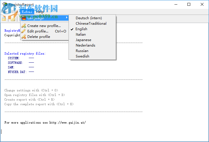 注冊(cè)表安裝的軟件(RegistryReport) 1.5 最新免費(fèi)版