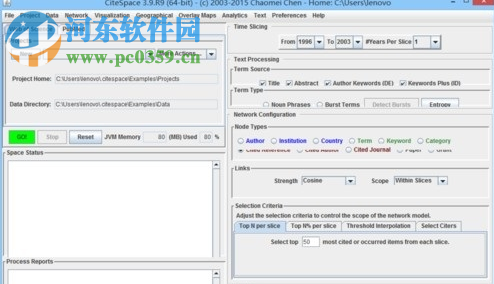 citespace中文版 2017.4 免費(fèi)版