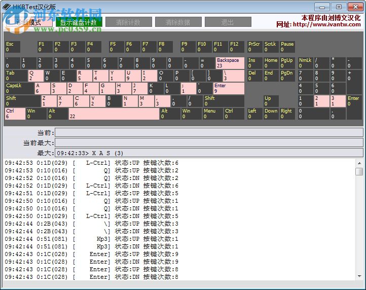 HKBTest(鍵盤測試工具) 2.0.0 漢化版