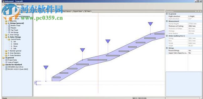 3D樓梯設計工具軟件(TREPCAD) 6.0.4 漢化版