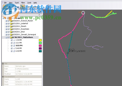 GPS軌跡編輯器(GPS Track Editor) 1.07 綠色版