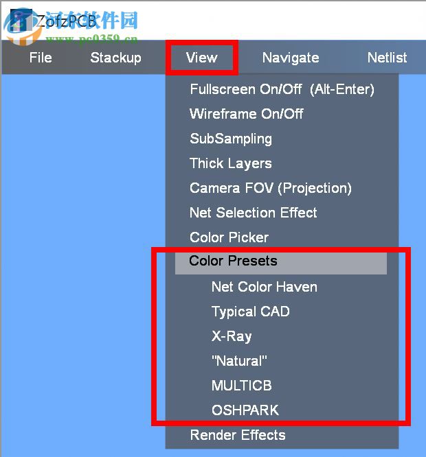 3D模擬電路圖軟件(ZofzPCB) 0.1 正式版