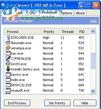 RamCleaner(內(nèi)存管理軟件) 7.1 漢化版