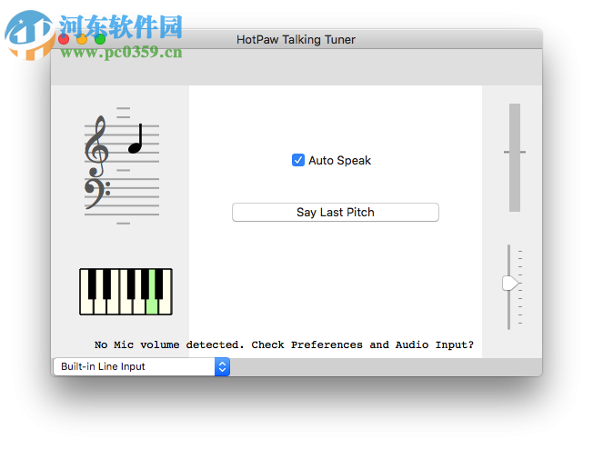 Talking Tuner mac(樂器調(diào)音軟件) 1.0.104