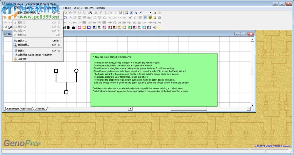 GenoPro2019(族譜制作軟件) 下載 3.0.1.5 中文免費版