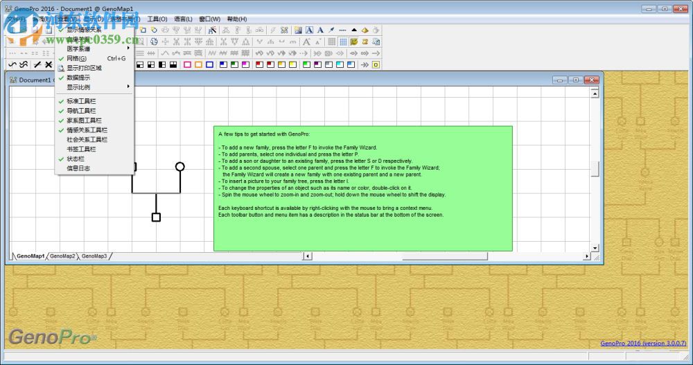 GenoPro2019(族譜制作軟件) 下載 3.0.1.5 中文免費版