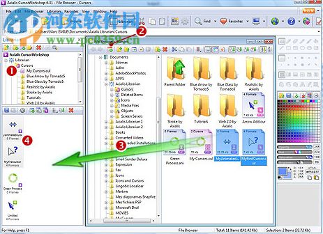 Axialis CursorWorkshop(極品光標制作軟件)下載 6.3.3.0 綠色免費版