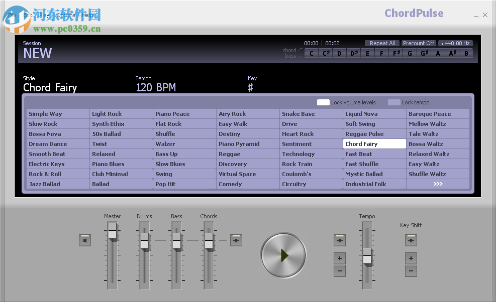 ChordPulse(虛擬伴奏軟件)下載 2.4 中文免費版