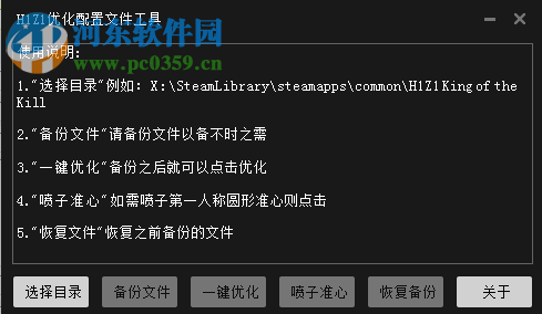 H1Z1優(yōu)化配置文件工具 1.0 免費版