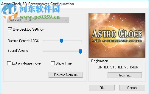 AstroClock3D(3D時(shí)鐘屏保) 1.0 免費(fèi)版