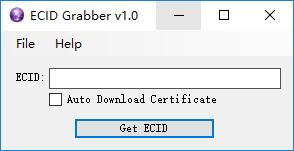 ECID Grabber(ECID查詢軟件) 1.0 免費(fèi)版