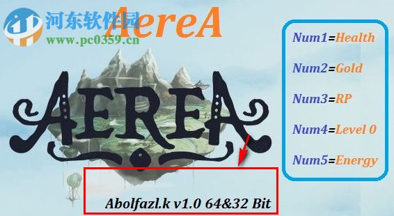 AereA五項(xiàng)修改器 綠色版