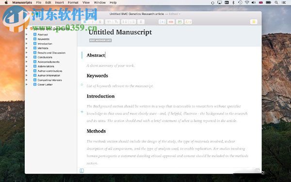 Manuscripts for Mac 1.2.6