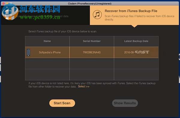 Cisdem iPhoneRecovery for Mac 3.1.0