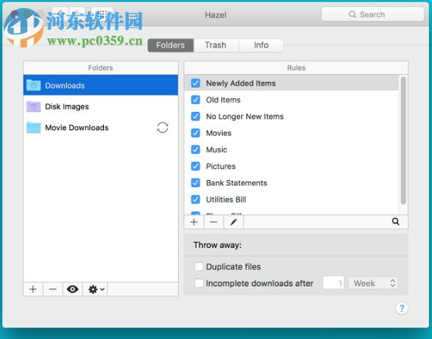 Hazel for mac（mac自動(dòng)化管理工具） 4.1.4