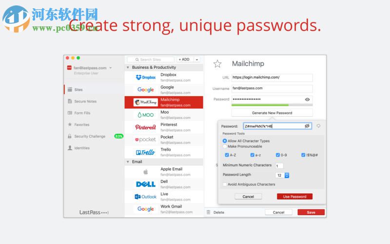 LastPass for mac（密碼管理軟件） 3.22.2