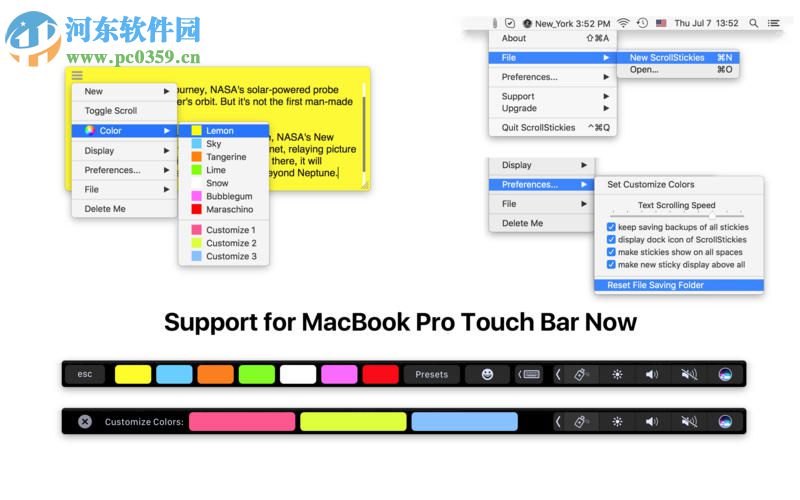 ScrollStickies for Mac 3.20